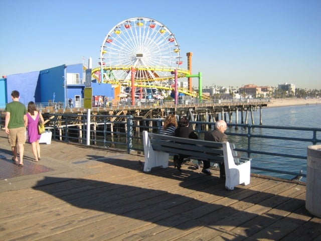 The Pier seems so safe at this time of day.
