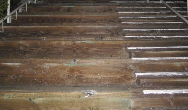 Thirteen steps up to the Pier. That's an unlucky number.